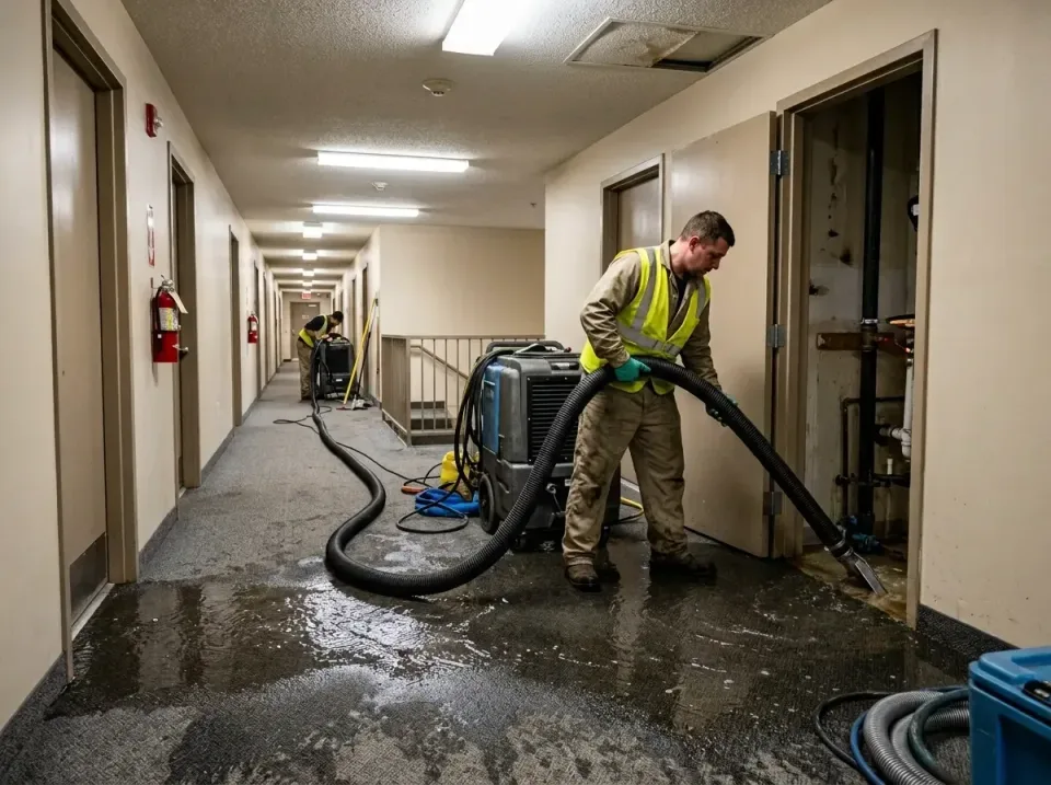multi-unit-apartment-hallway-f-005 — frequently asked questions, Emergency Burst Pipe Water Extraction & Removal in Blountst…